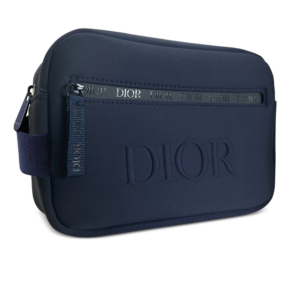Dior Men's Navy Blue Travel Bag